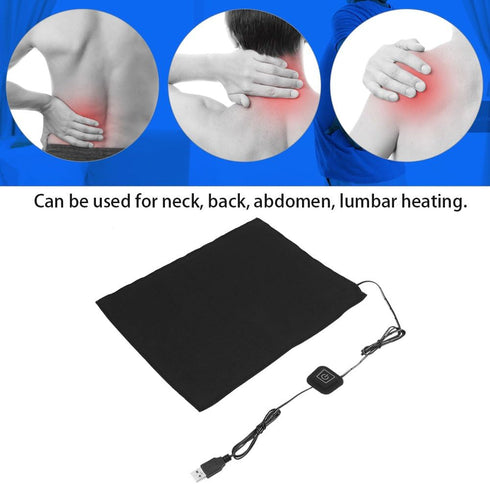 Heating Pad DC 5V 3 Shift Electric Cloth Heater Pad Heating for Clothes Seat Pet Warmer 35?-50?...