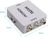 Mini Composite 1080P HDMI to RCA Audio Video AV CVBS Adapter Support HD for HD HDMI2AV Converter Box for TV PC VCR DVD PAL...