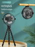 Battery Operated Portable Fan with Octopus Tripod, USB Rechargeable Personal Handheld Fan for Stroller, Car Seat, Outdoors, Camping - Black...