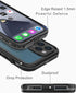 for iPhone 12 Pro Max Waterproof Case 6.7'' - Shockproof, Dustproof, with Screen Protector - Black...