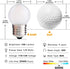 Globe Led Low Watt Light Bulbs 1.5W Equivalent 15 watt Soft White 6000k Frosted, Tiny G40 Bulbs for bed-side table, Vanity Mirror, Porch, Home Dec...