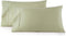 HC Collection Pillow Cases Standard Size/Queen Size Set of 2- Microfiber, Extra Soft Pillowcases - Easy Care & Machine Washable - Sage...
