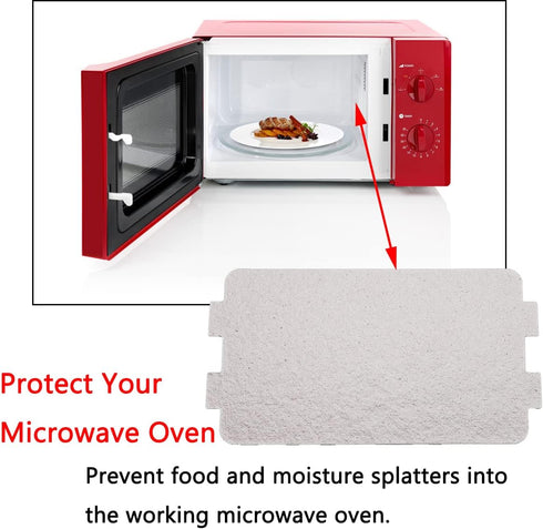 10 Pcs Microwave Oven Mica Plate Sheet,Single Size 116mm x 64mm,Microwave Replacement Accessory,Suitable for Many Home Appliances...