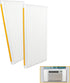 LBG Products Window Air Conditioner Foam Insulation Panels, AC Side Insulating Panel Kit, 2 Pack,White Beige, 17in High x 9in Wide x 7/8in Thick...