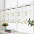 Sheer Embroidery Valance for Window with Daisy - Short Farmhouse Flower Kitchen White Curtain, 17x70inch, 1 Panel, ZHH...