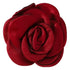 Dainty Satin Fabric Rose Flower Brooches Lapel Pins for Women,Vintage Elegant Silk Camellia Flower Safety Brooch Hair Clip Pins Shawl Clips Clothe...