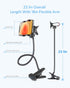 BESTEK BTIH600BK Gooseneck Phone Holder, Lazy Bracket 360° Swivel for iPhone and Other Smart Phones for Bedroom, Office, Bathroom, Kitchen, Black...
