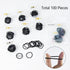 Thin Hair Tie for Baby Toddler Ponytail Holders Baby Girl Hair Ties Black 100 Pieces...