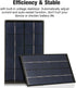 Portable Solar Charger with USB Port 2W/5V Mini Solar Panel Monocrystalline Silicon Compact Solar Panel Phone Cellphone Power Bank Charger for Cam...