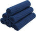 Microfiber Kitchen Cleaning Cloth Thick Dish Rags Waffle Weave Washcloths Dish Cloths Ultra Absorbent Odor Free 12inch X 12inch 6 Pack Navy Blue...