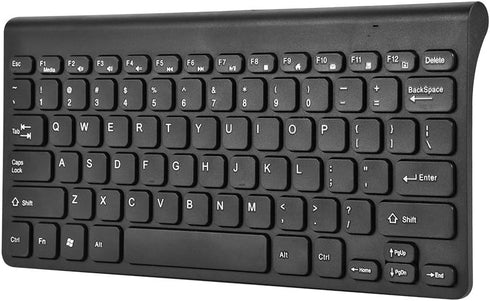 Wired Keyboard and Mouse, Ultra-Thin USB Keyboard Optical Mouse Mice Set ComboFull Size Wire Corded Keyboard Mouse Combo Set with Number Pad for L...