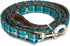Puppy Leash for Small Dogs - StrawberryEC Cute Leather Peacock Green Plaid Leashes (Leash-Peacock Green)...
