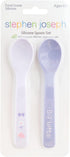 Stephen Joseph Baby Silicone Spoon Set, First Stage Feeding Spoons for Infants, Spoon Set Encourages Self-Feeding, Toddler Feeding Spoons, Elephan...