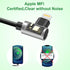 2-in-1 Lightning to 3.5mm 90 Degree Audio Aux Jack Headphone Charge Cable Adapter,?Apple MFi Certified? Earphone Converter Splitter for Music+Char...