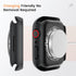 Goton Waterproof Privacy Case for Apple Watch Series 9 8 7 6 5 4 SE Ultra 40mm 44mm 41mm 45mm 49mm, Hard PC Bumper Tempered Glass Screen Protector...