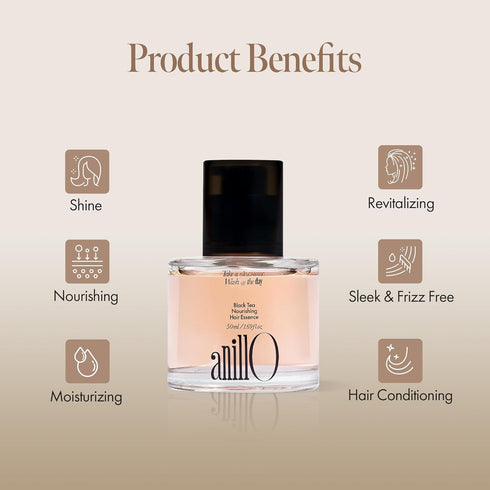 Black Tea Nourishing Hair Essence, Vegan Hair Essence Oil with Premium Black Tea, Green Tea Oil, Protein & Biotin for Nourishment and Hair Shine, ...