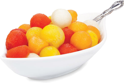 CatCora Melon Baller, Professional 18/8 Stainless Steel Dual Blades 22/30-MillimeterFor Melon Balls and Garnishes, Ergonomic Soft-Grip Handle...