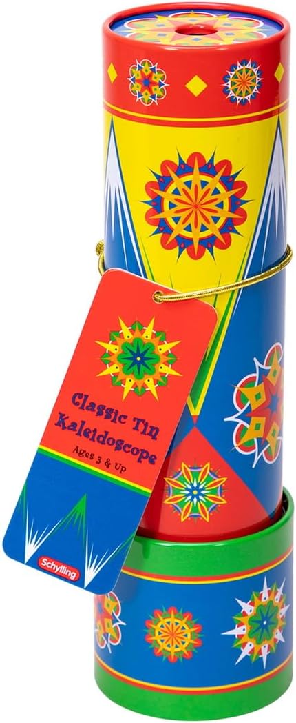 Schylling Brand Classic Tin Kaleidoscope Original Retro Toy - Ages 3-5 Years...