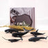 Mini Fish Figurines Set 6PCS Whale Bath Toys Figure Whale Ornament for Kids Toddlers Preschool Educational Playset...