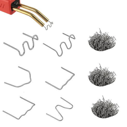 6 Types Plastic Welder Staples for Repair Car Bumpers Machine Dashboards Lamp Holders Plastics Rings Daily Plastics Supplies (1200PCS)...