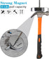 Rechabite Telescoping Magnetic Sweeper Pickup Tool, Screws Parts Finder with 35LB Pull Capacity, Retractable 8.6" to 33" with Strong Magnet, Pick ...