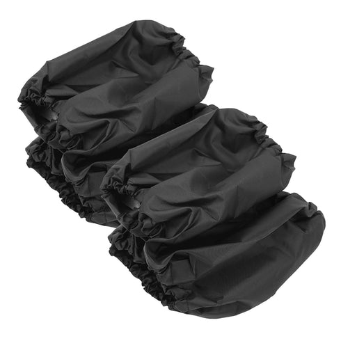 4 Pcs/Set Stroller Wheel Protection Covers Black Wheelchair Tire Protector for Child Kid Baby Stroller Jogger Wheels Protection Covers(L)...