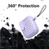 Compatible AirPods 1 AirPods 2 Case Cover with Cleaning Pen Kit, Anti-Fall Lock Design, Hollow TPU Drop Protection, Front LED Visible Cover with R...