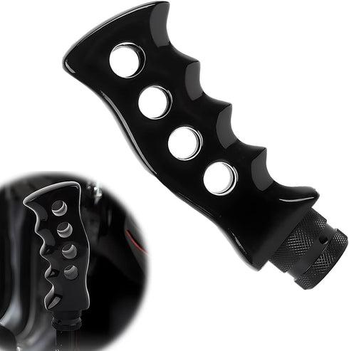 1 PC Car Manual Transmission Gear Shift Tip Kit,Knife Grip Handle Shift Knob, Easy Grip Wave Rod Headband Adapter Screws and Wrenches, Universal A...