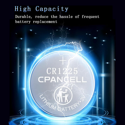 CR1225 Lithium Batteries 3V High Capacity Battery (5 Count)...
