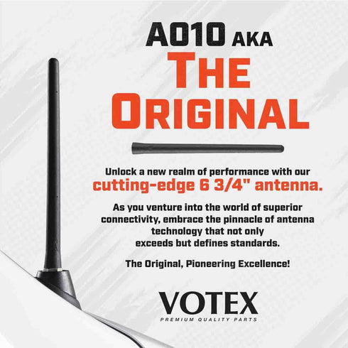 AntennaMastsRus - The Original 6 3/4 INCH is Compatible with Dodge Grand Caravan (2008-2020) - Car Wash Proof Short Rubber Antenna - Reception Gua...