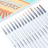 Transon Fine Detail Paint Brush Set 15pcs for Miniature Models Craft Painting Body Painting with Acrylic Gouache Watercolor Tempera and Oil Paint...