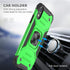 HNHYGETE for iPhone XR Case: iPhone XR phone case with Screen Protector: (Heavy Duty) Military Grade 360° Rotatable Kickstand Shockproof Protectiv...