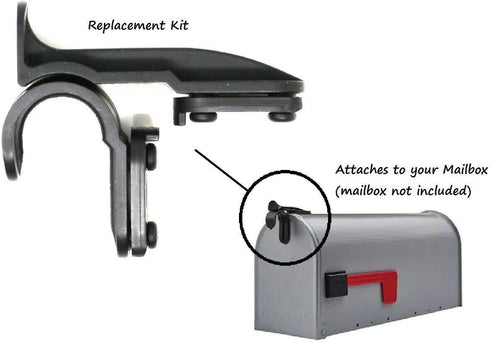 3 Pack Mailbox Plastic Latch Set Repair Kit for Solar Group Mail Box Standard Metal Mailbox Repair...