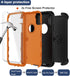 for iPhone X Case, iPhone Xs Case with Belt Clip Holster, 2X Screen Protector, Military Grade Shockproof Heavy Duty Full Body Drop-Proof Rugged Pr...