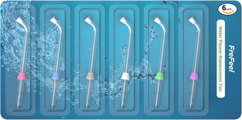 Replacement Tips for Waterpik Water Flosser (6 Plaque Seeker Tips)...