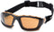 Carhartt Carthage Safety Eyewear with Vented Foam Carriage, Sandstone Bronze Anti-fog Lens...