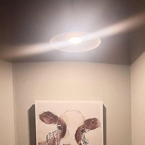 E12 Battery Operated Light Bulb,Screw in Puck Lights with Remote,Battery Powered LED Light Bulbs Small Puck Light for Not Electricity Wall Sconce ...
