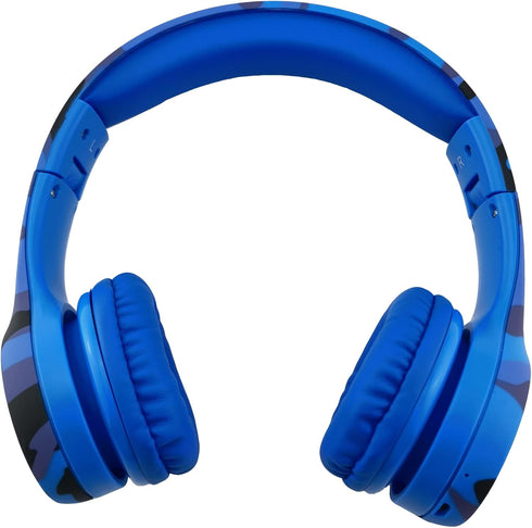 Toddler Headphones Wireless,Kids camo Bluetooth Headphones, 15 Hours Play time, 93db Foldable with Built-in Mic for Cell Phones TV Tablet Network ...