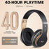 6S Wireless Bluetooth Headphones Over Ear, Hi-Fi Stereo Foldable Wireless Stereo Headsets Earbuds with Built-in Mic, Volume Control, FM for Phone/...