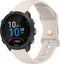 Vancle bands Compatible with Garmin Forerunner 245/Forerunner 645/Forerunner 165/Forerunner 55 SmartWatch, 20mm Silicone Sport band for Garmin For...