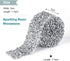 Rhinestone Ribbon, Crystal Decoration Banding Belt Sparkling Ribbon Wrap Roll DIY Accessories with Back Adhesive Glue for Arts Crafts Wedding Birt...