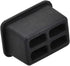 uxcell 20pcs SFP-A Silicone Protectors Port Anti Dust Cap Cover Black...