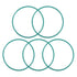 uxcell Fluorine Rubber O-Rings, 69mm OD 64.2mm ID 2.4mm Width FKM Seal Gasket for Machinery Plumbing, Green, Pack of 5...