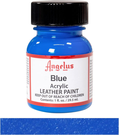 Angelus Brand Acrylic Leather Paint Water Resistant 1 oz - Select Your Color (#40 Blue)...