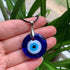Long tiantian Evil Eye Pendant Necklace,Blue Turkish Glass Leather Rope Evil Eye Necklace for Women Men Lucky Protection Necklace Jewelry...