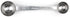 Fox Run Double Measure Scoop, 7.75 x 1.75 x 1.25 inches, Metallic...