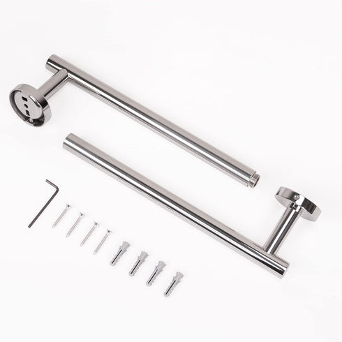 HITSLAM Chrome 19.8 Inch Towel Bar for Bathroom, SUS304 Stainless Steel Bathroom Towel Rack Wall Mounted, Modern Home Decor Bath Towel Holder with...