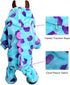 LUCKSTAR Pet Clothes for Winter - Soft & Warm Coral Velvet Puzzle Bobble Dog Costumes - Cute Jumpsuit Casual Hoodie Coat Winter Clothing for Dogs...