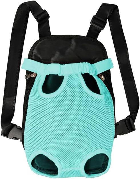 FEimaX Dog Carrier Backpack Pet Legs Out Front Cat Travel Bag, Adjustable Puppy Backpacks Carriers Hands-Free for Small Medium Dogs Cats Hiking Tr...