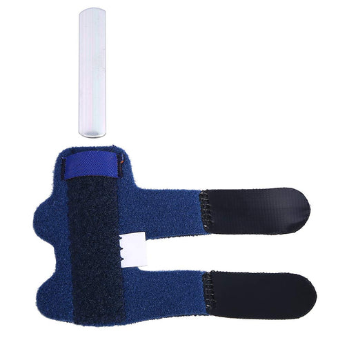 Finger Splint, Pain Relief Finger Splint Adjustable Finger Corrector Straightener Support for Straightening Mallet Finger Repairing Rupture of Ext...